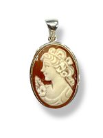 Pendente Mandile 1922 Donna Cammei  in Argento Conchiglia 2MCICM3 - 2MCICM3